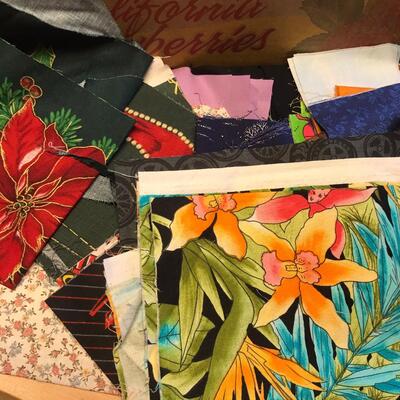 Big Squares material Bright prints