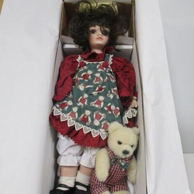 Marie Osmond Fine Porcelain I LOVE YOU BEARY MUCH