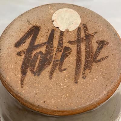 Signed Follette Pottery Pitcher