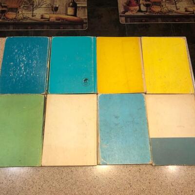 Eight (8) Vintage Original Dr. Seuss Books Includes 1957 The Cat in the Hat, Hop On Pop, Etc. LOT.  See Pics.