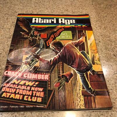 Vintage Original ATARI AGE Atari Club Magazine January/February 1983 Volume 1 - Number 5