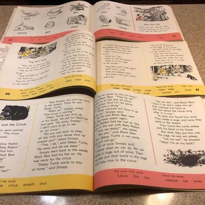 Vintage Original 1964, 1967 Dot and Jim School Primer Books