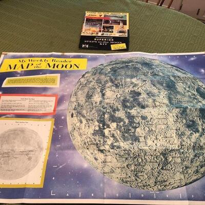 Vintage Science / Space Lot - Apollo - Astronomy - Hammond Steps to the Moon - Star Finder - Space Kit
