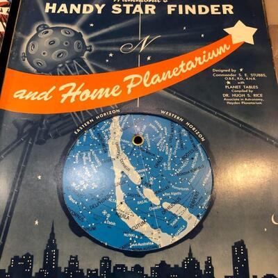 Vintage Science / Space Lot - Apollo - Astronomy - Hammond Steps to the Moon - Star Finder - Space Kit