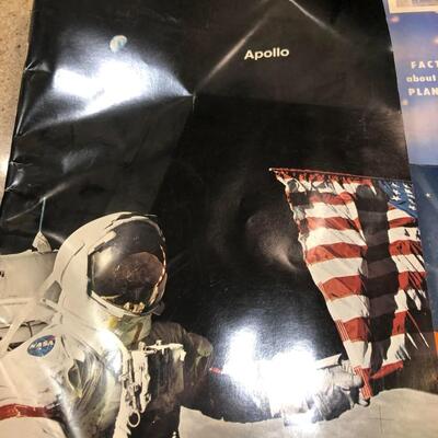 Vintage Science / Space Lot - Apollo - Astronomy - Hammond Steps to the Moon - Star Finder - Space Kit