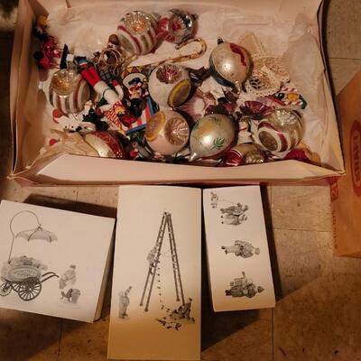 Large Lot of Christmas Decorations Ornaments, Dept. 56