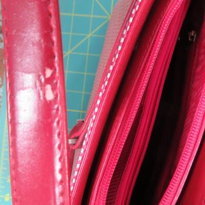 Vintage CaiDi Dior Fowadi Red Handbag Purse Shoulder Bag