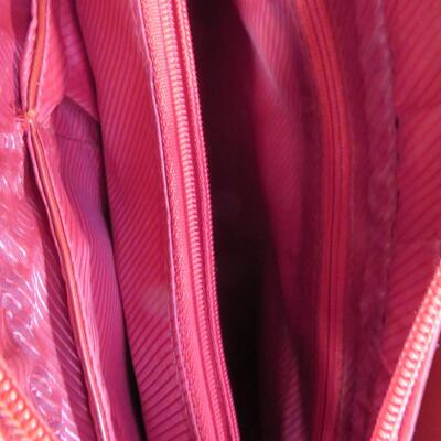 Vintage CaiDi Dior Fowadi Red Handbag Purse Shoulder Bag