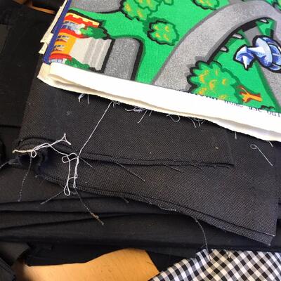 Flat of mixed material