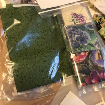 Quilt pattern blocks & material