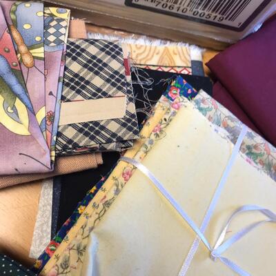 Flat of material unique prints