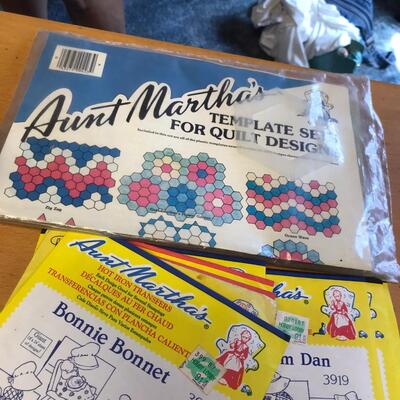 Flat of quilt patterns & other