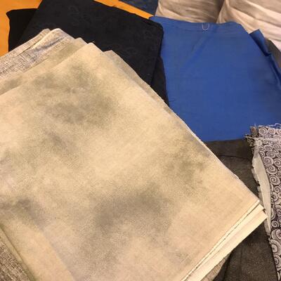 Flat of material, yardage