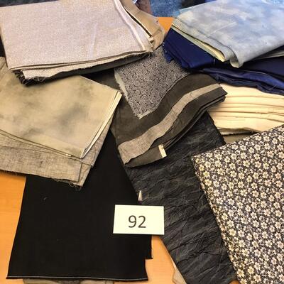 Flat of material, yardage