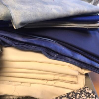 Flat of material, yardage