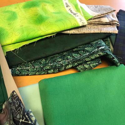 Flat of Green material