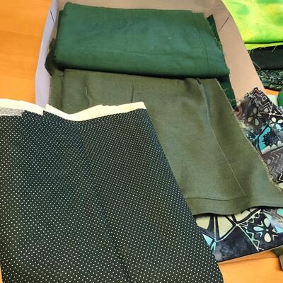 Flat of Green material