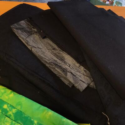 Flat of material, yardage