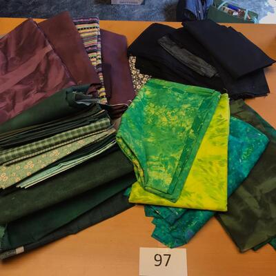 Flat of material, yardage