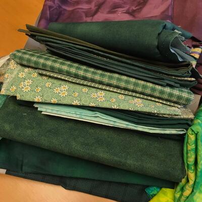 Flat of material, yardage