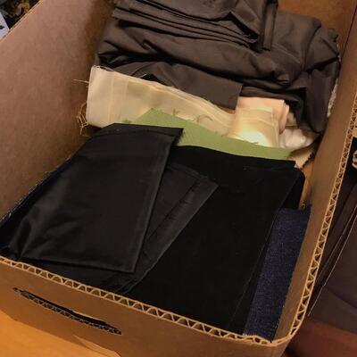 Flat of yardage material