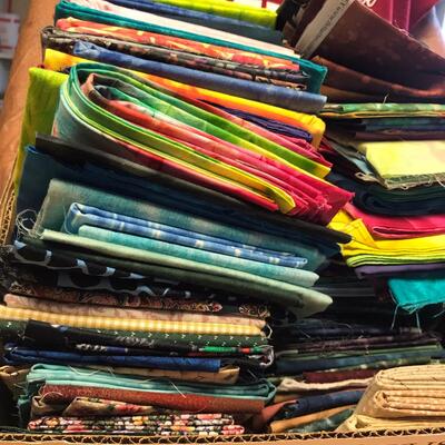 Box of Big Squares material