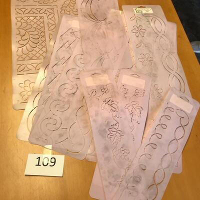 Lot of quilting stensils