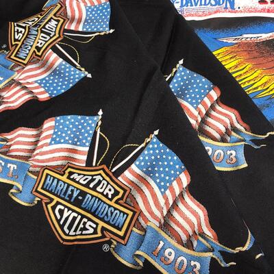 Flat of Harley Davidson Hankies