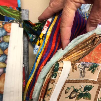 Flat of Big squares prints