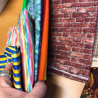 Flat of Big squares prints