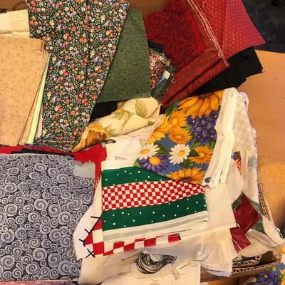 Flat of small blocks of material