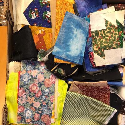 Flat of small pieces of material