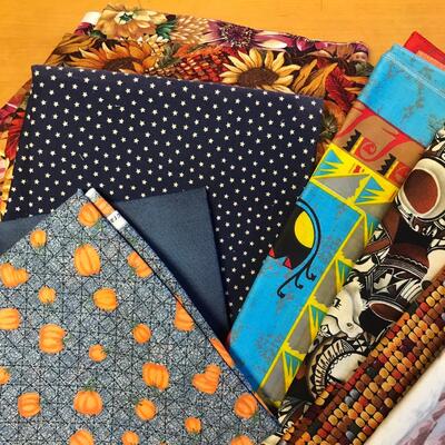 Box of misc material