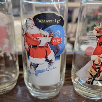Coke glasses set of 5