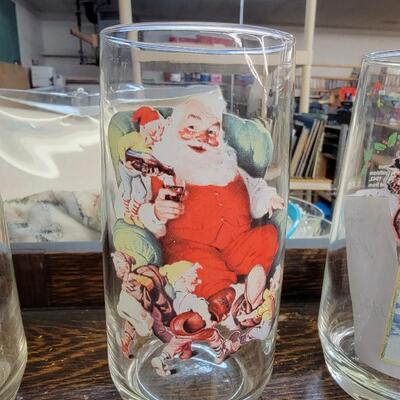 Coke glasses set of 5
