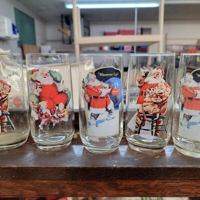 Coke glasses set of 5