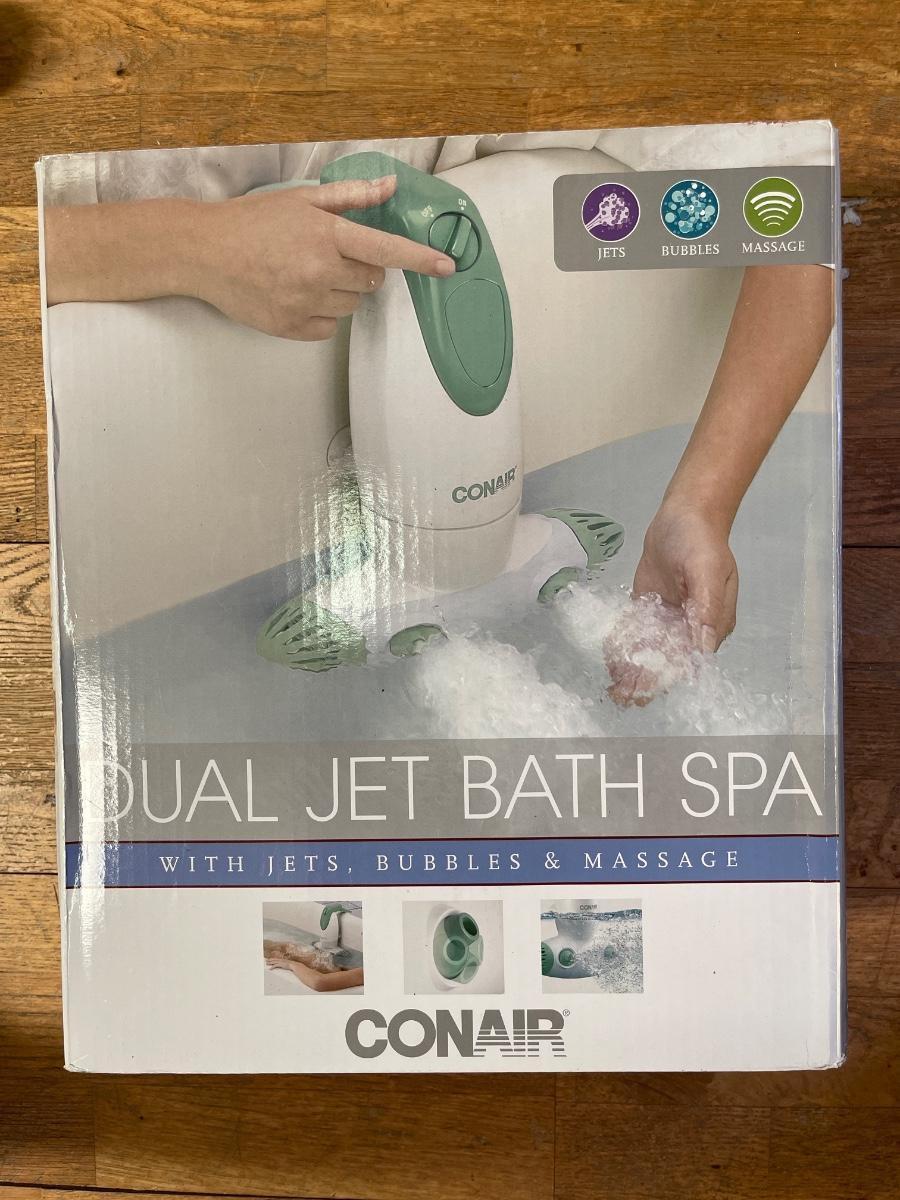 New Conair Dual Jet Bath Spa