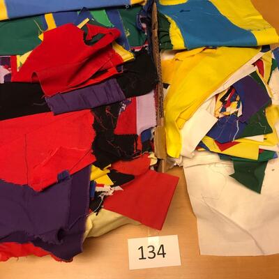 Flat of scrap material