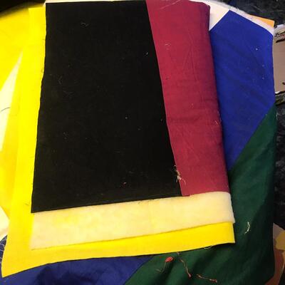 3 Flag style quils, unfinished NATIVE AMERICAN FLAG QUILTS