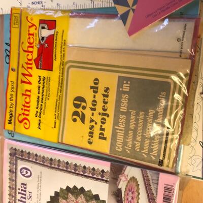 Flat of patterns & quilt kits