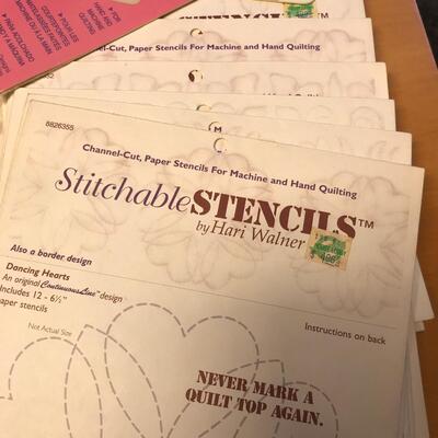 Flat of patterns & quilt kits