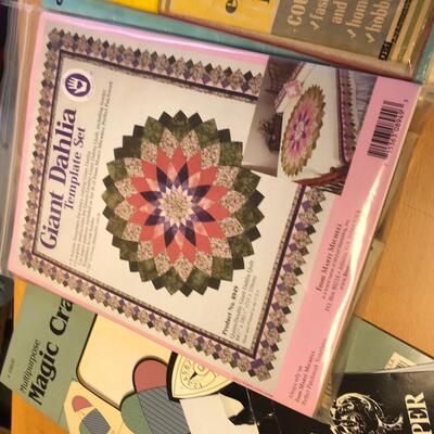 Flat of patterns & quilt kits
