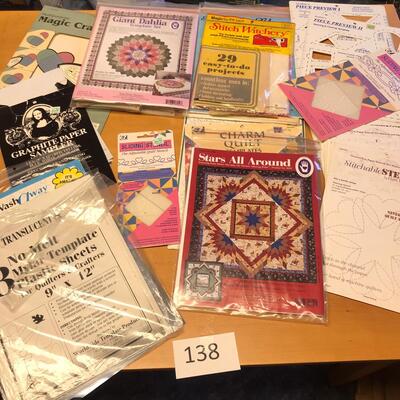 Flat of patterns & quilt kits