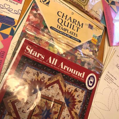 Flat of patterns & quilt kits
