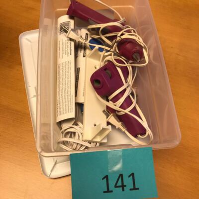 Shoebox of 4 Glue Guns