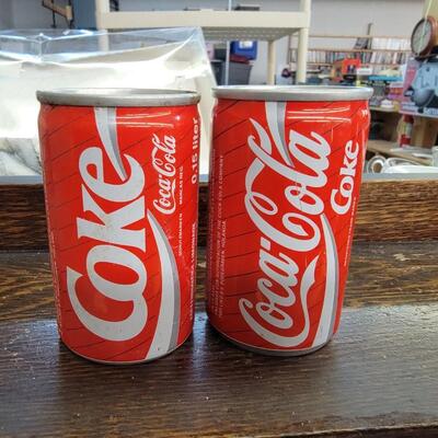 90s coke cans mini set of 2