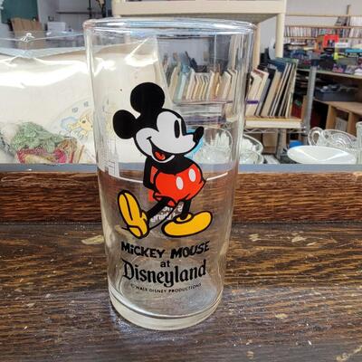 Mickey mouse glass