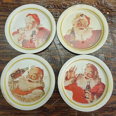 Coke coasters set of 4