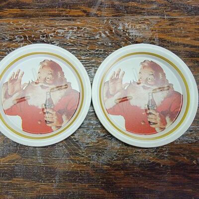 Coke coasters set of 2