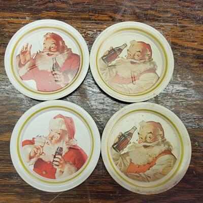 Coke coasters set of 4